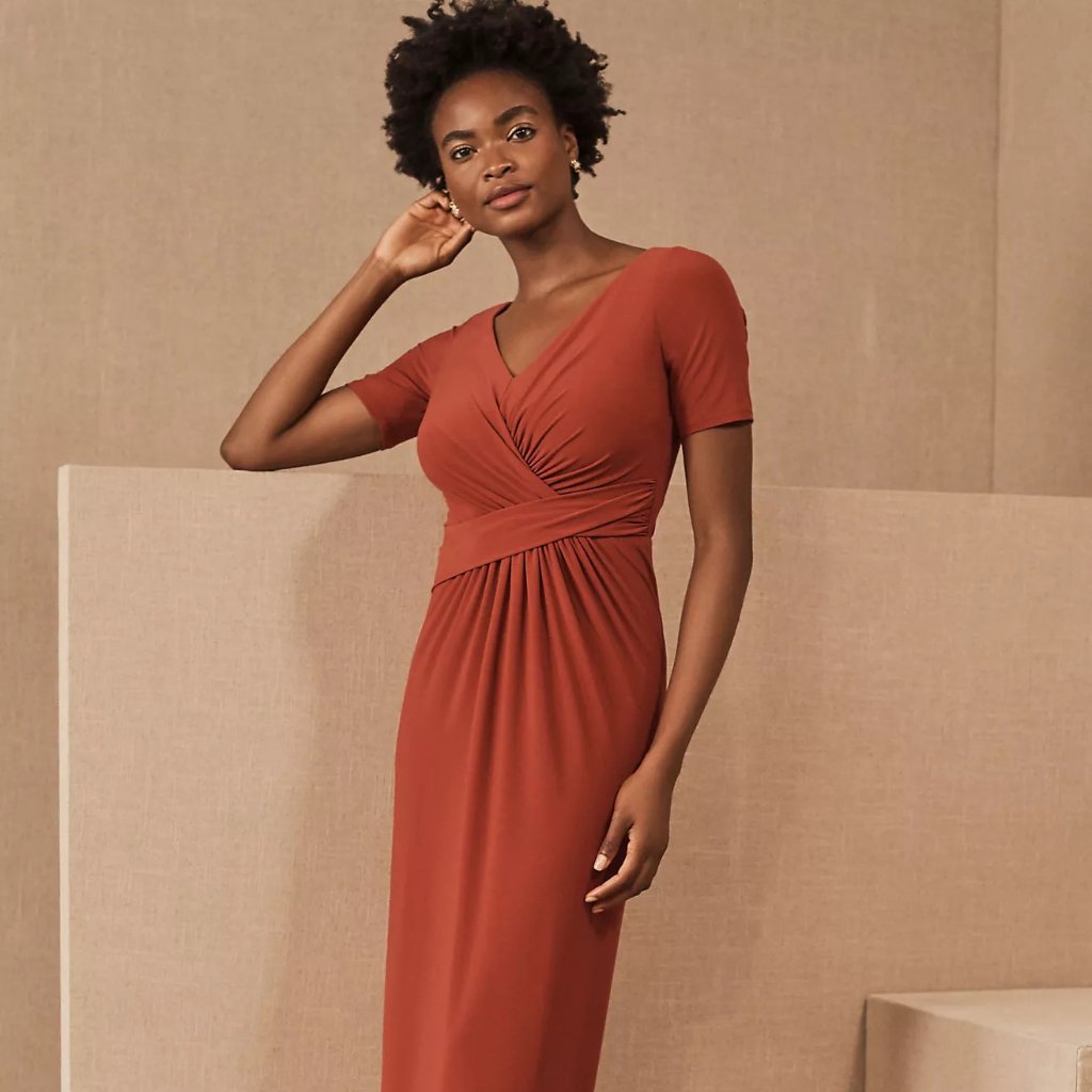 Nwt Bhldn Chelle Dress - Anthropologie Burnt Orange Maxi Dress